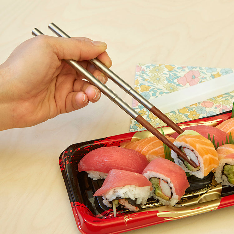 Kikkerland On-The-Go Travel Chopsticks Essstäbchen Etui