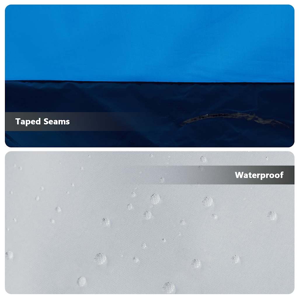 vidaXL Sportartikel Strandzelt 2 Personen Azurblau wasserdicht