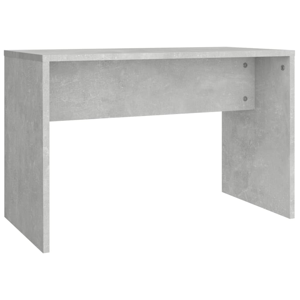 vidaXL Schminktisch-Set Betongrau 86,5 cm Schminktisch