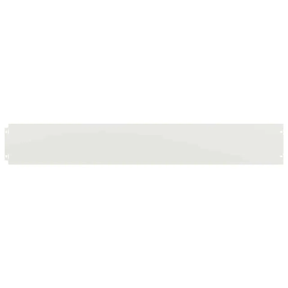 vidaXL Rasenkanten 15x103 cm Stahl 50 Stück Weiß