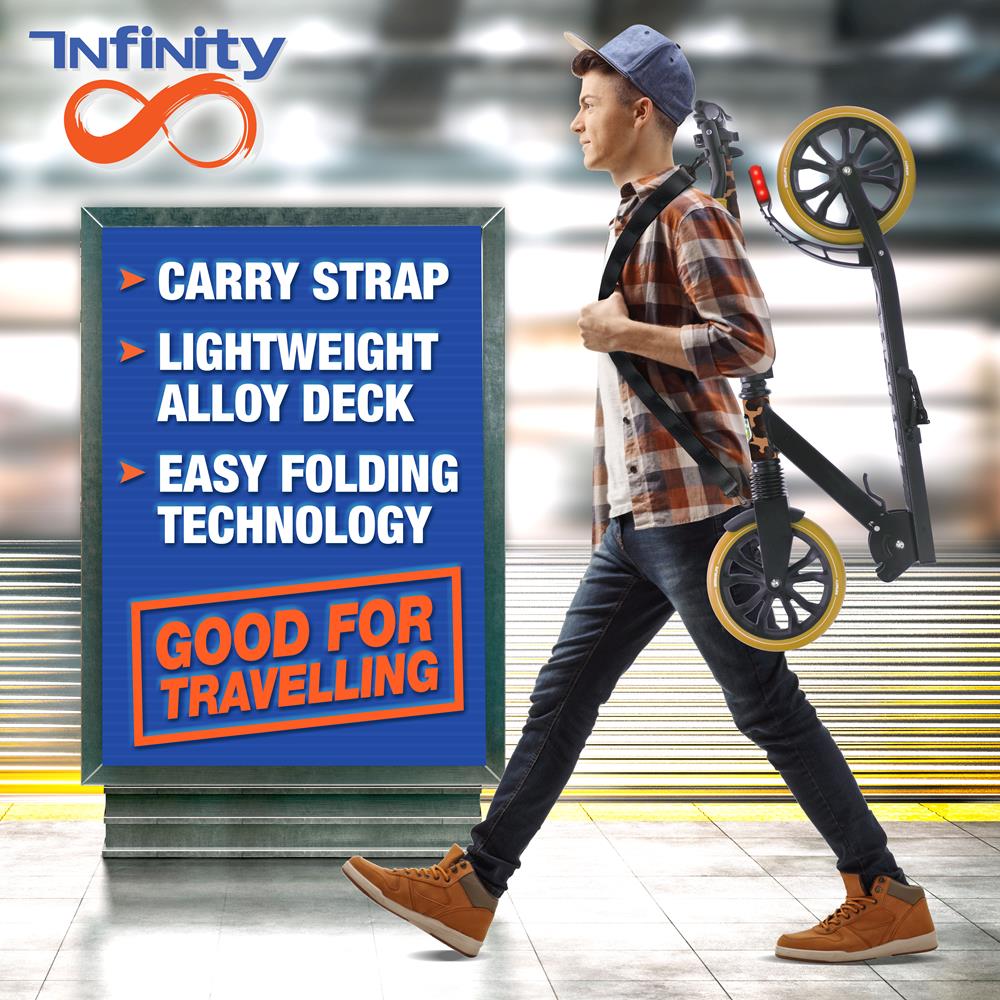 Serenelife Scooters Kick Scooter Leopard LED Klappbar
