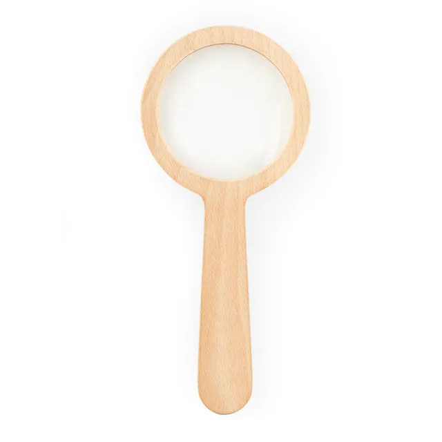 Kikkerland Tools Wellness Holzlupe 3-fach Buche