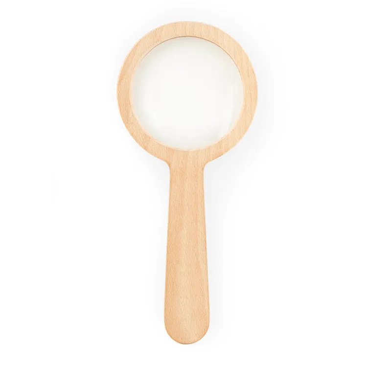 Kikkerland Tools Wellness Holzlupe 3-fach Buche
