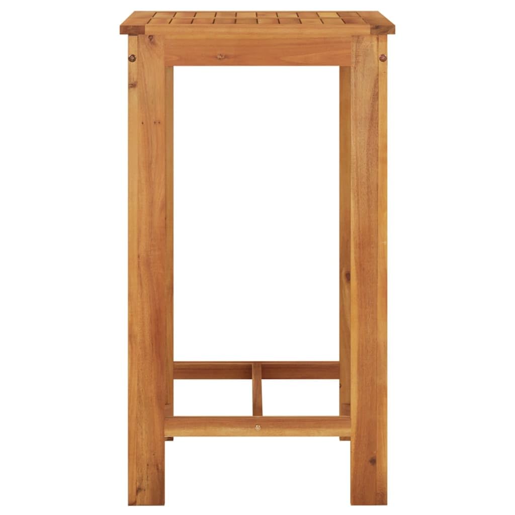 vidaXL Gartenbar-Set 5-TLG. Schwarz Akazie Poly Rattan Barset
