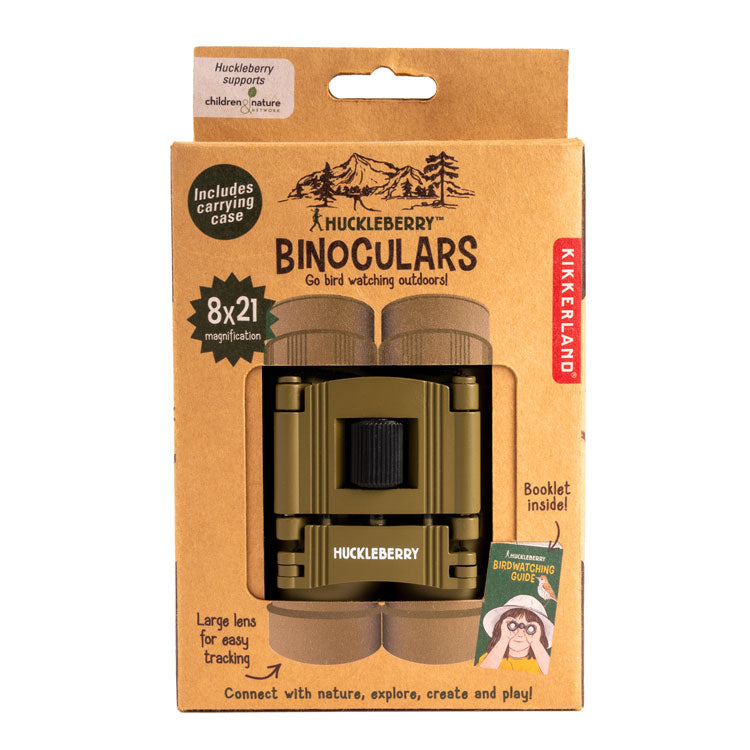 Kikkerland Huckleberry Fernglas 8x Kinder mit Tasche