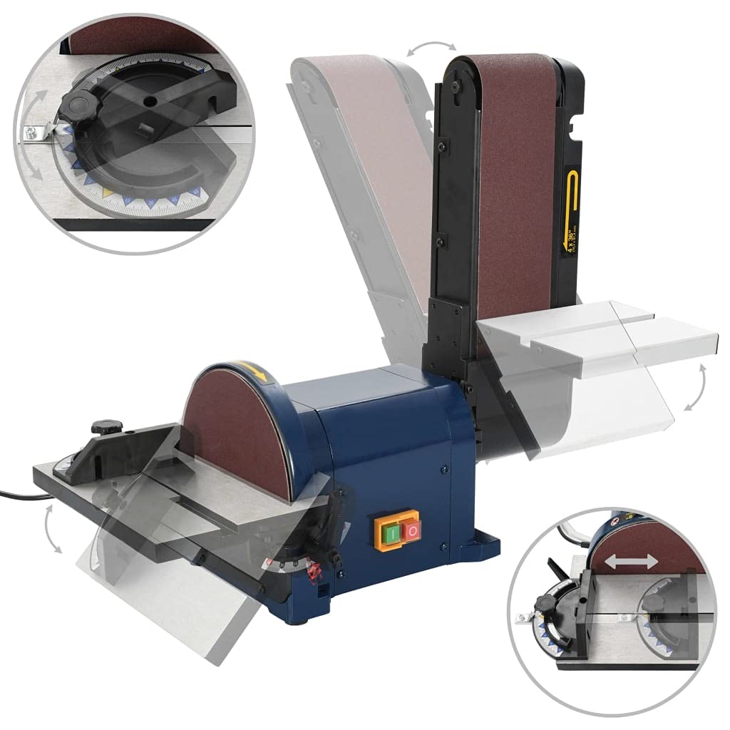 vidaXL Heimwerkerbedarf Bandschleifer Tellerschleifer 500W 200mm