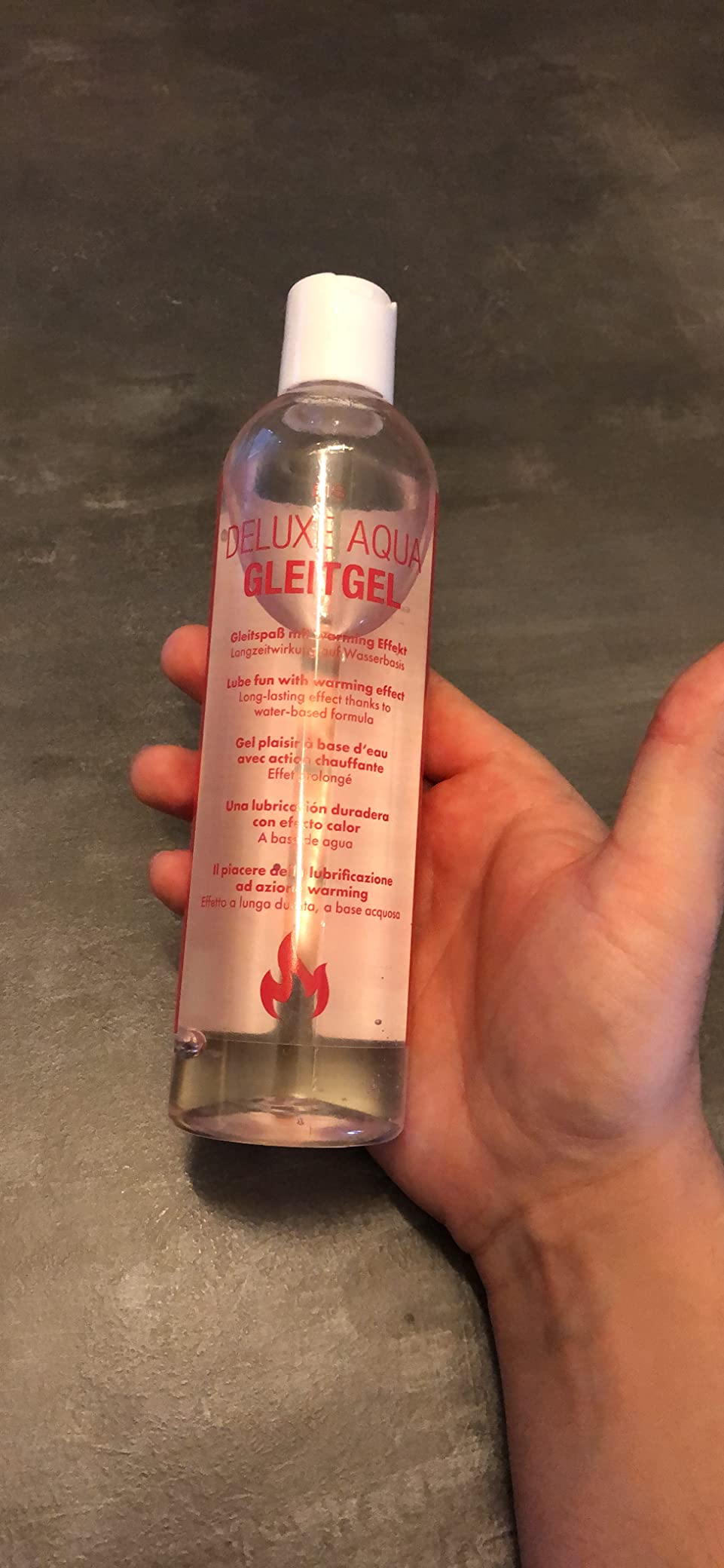 EIS Deluxe Aqua Gleitgel gefühlsecht 1000 ml wasserbasiert
