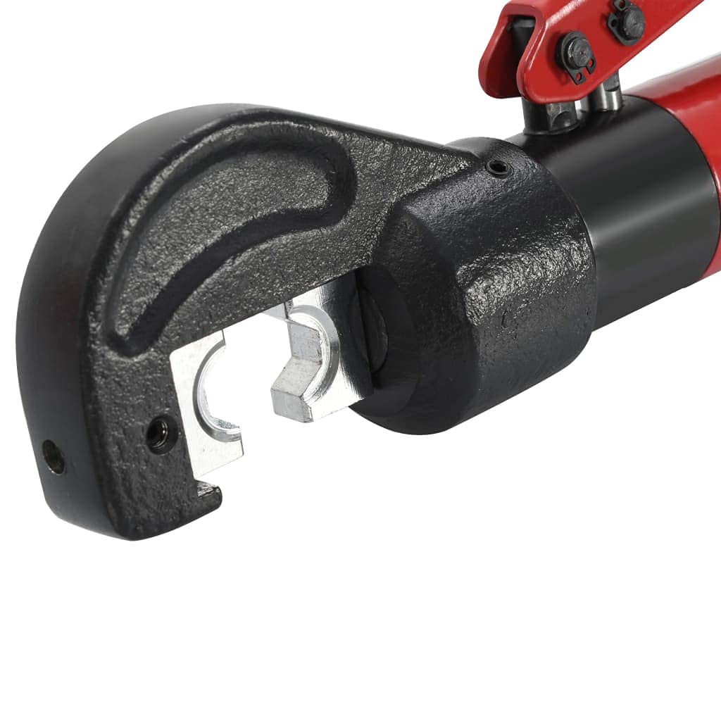 vidaXL Hydraulische Crimpzange 4-70 mm² Stahl Rot Koffer