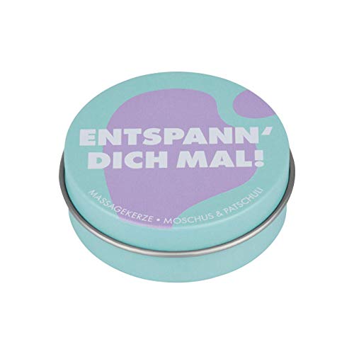 EIS Massagekerze ENTSPANN DICH MAL Moschus-Patschuli Öl 6h