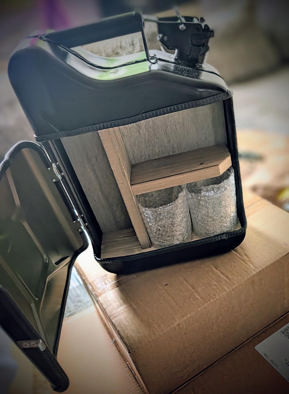 Mikamax Kanister Bar 10L Minibar Schwarz 2 Gläser