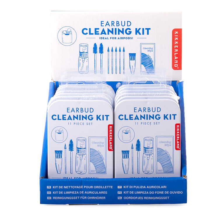 Kikkerland Home Earbud Cleaning Kit Kopfhörer Reinigungsset Dose