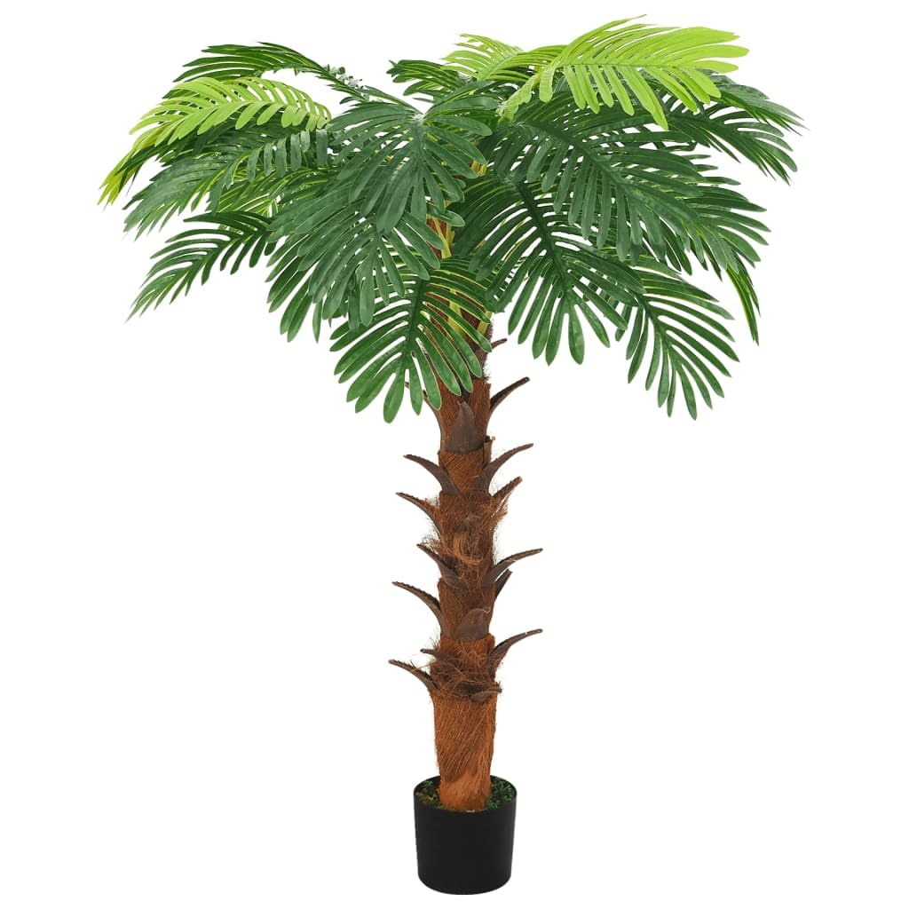 vidaXL Cycas Künstliche Palme 80 cm Grün mit Topf Deko
