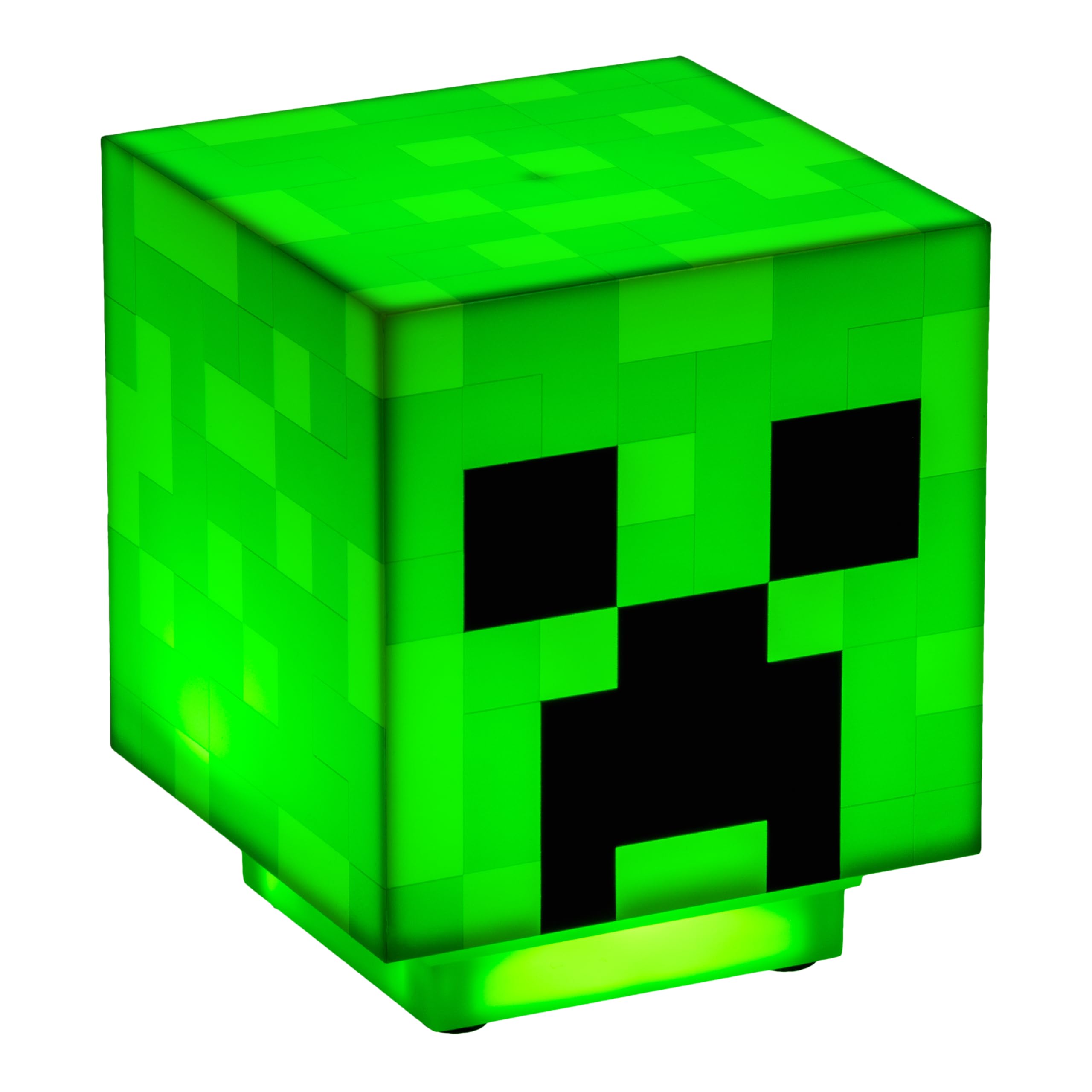 Paladone Minecraft Creeper Tischlampe Grün mit Sound
