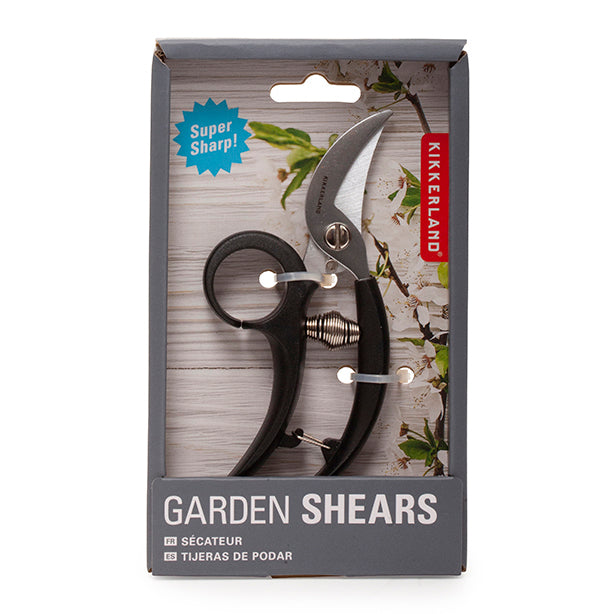 Kikkerland Garden Shears Gartenschere mit Feder zum Schneiden