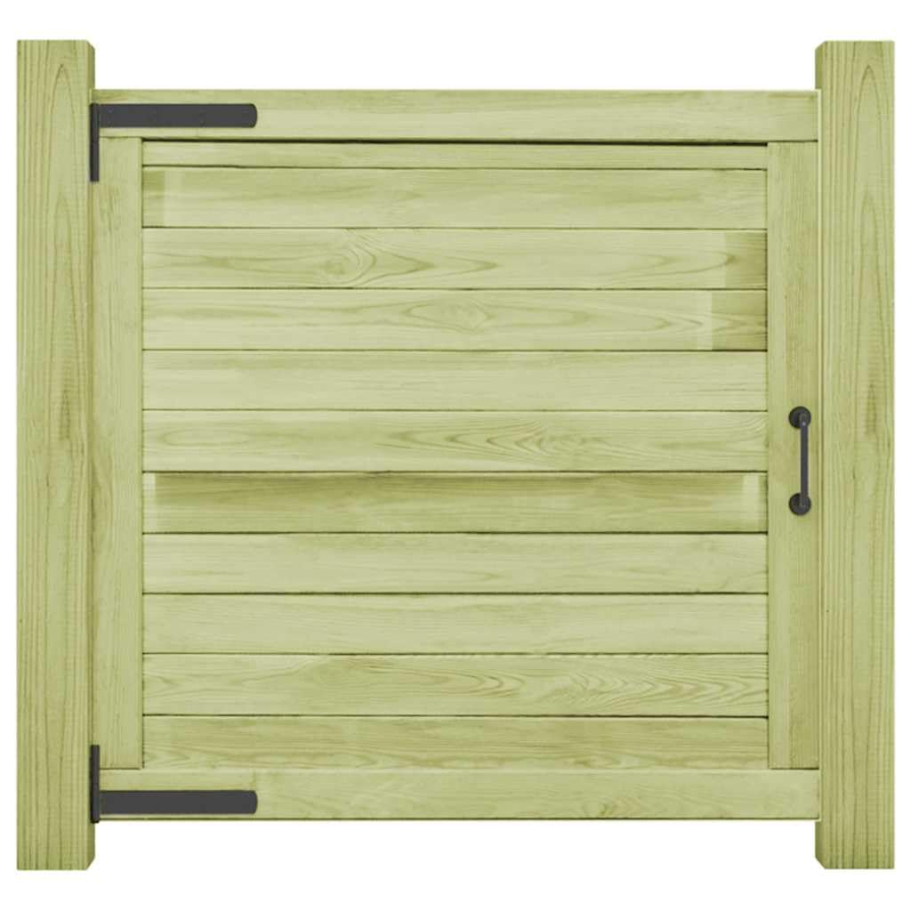 vidaXL Gartentor Kiefernholz 125x100 cm imprägniert