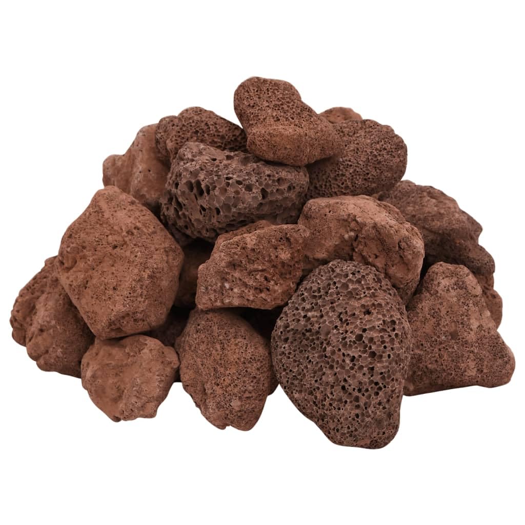 vidaXL Lavagranulat Lavastein schwarz 10 kg 1-2 cm Aquarium