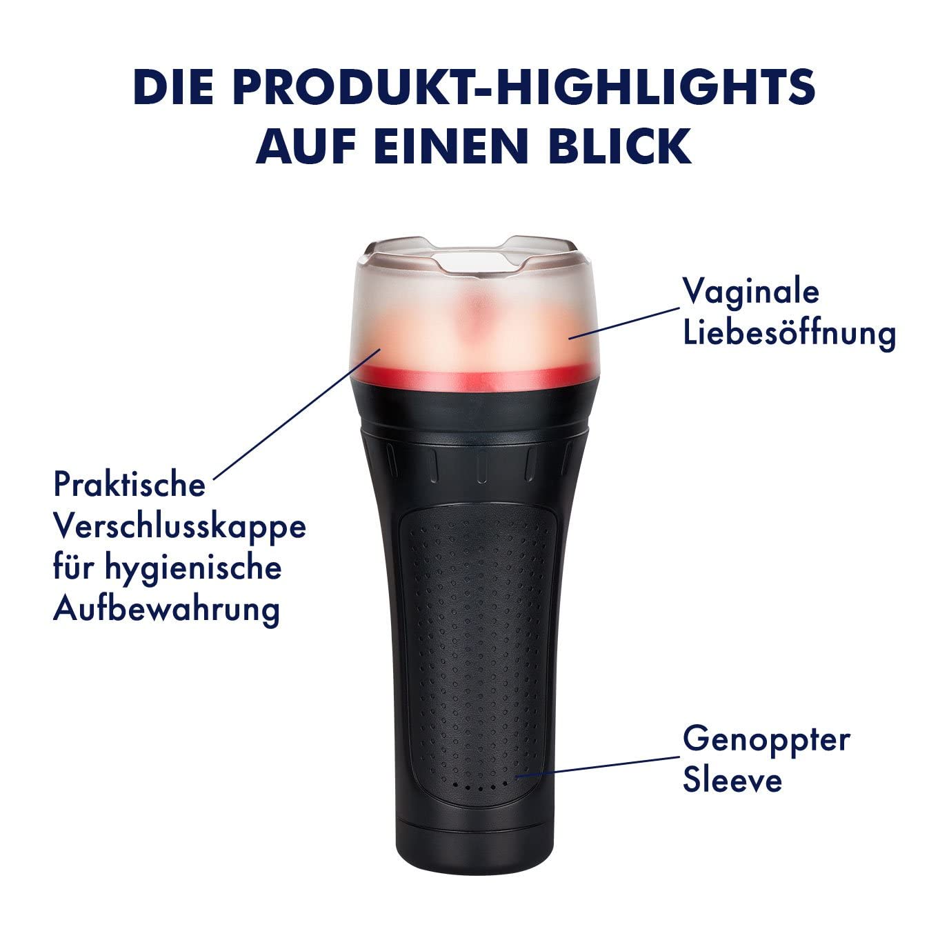 EIS Masturbator vaginale Liebesöffnung 21,5 cm TPE