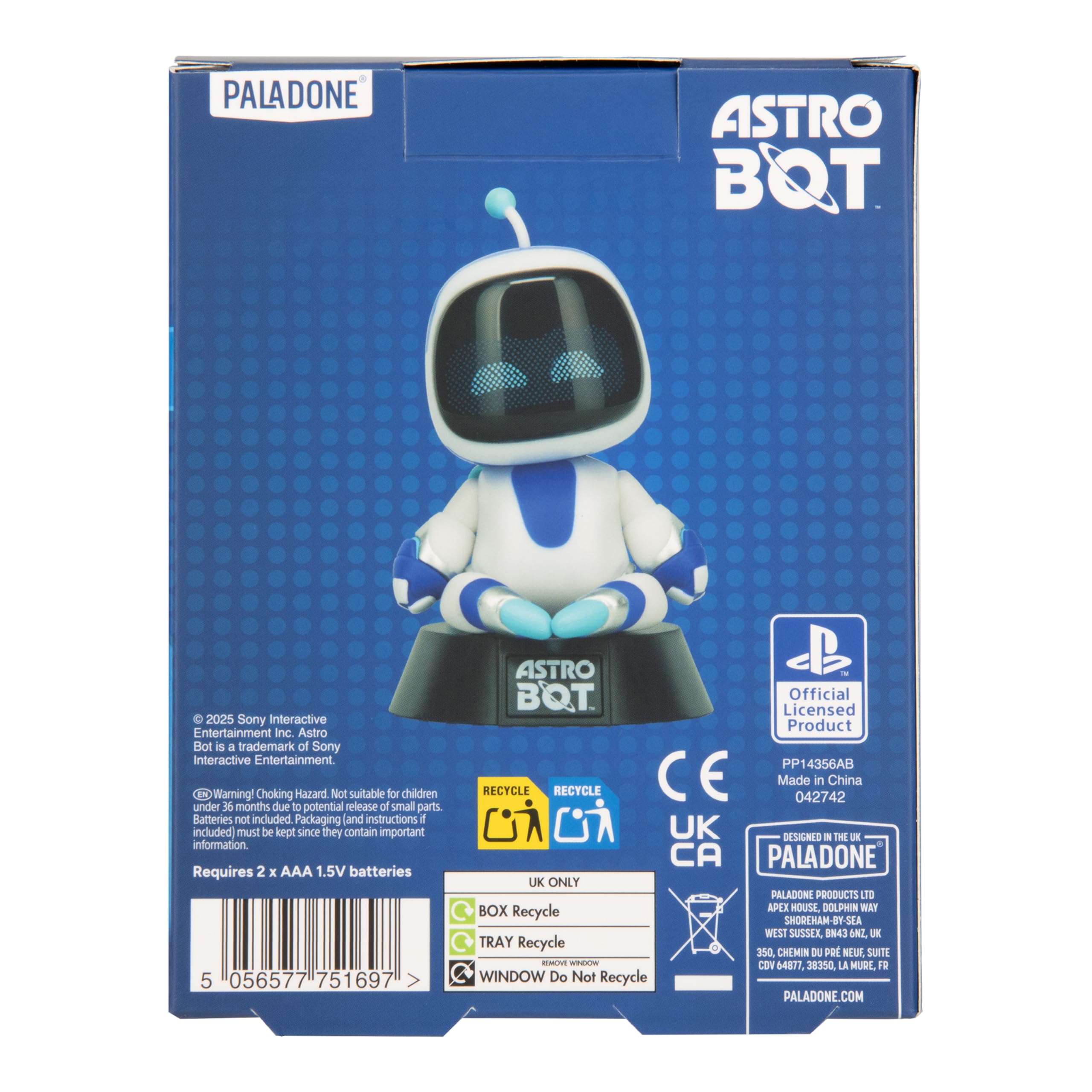Paladone Lighting Astro Bot Licht 12cm Batterie Lampe