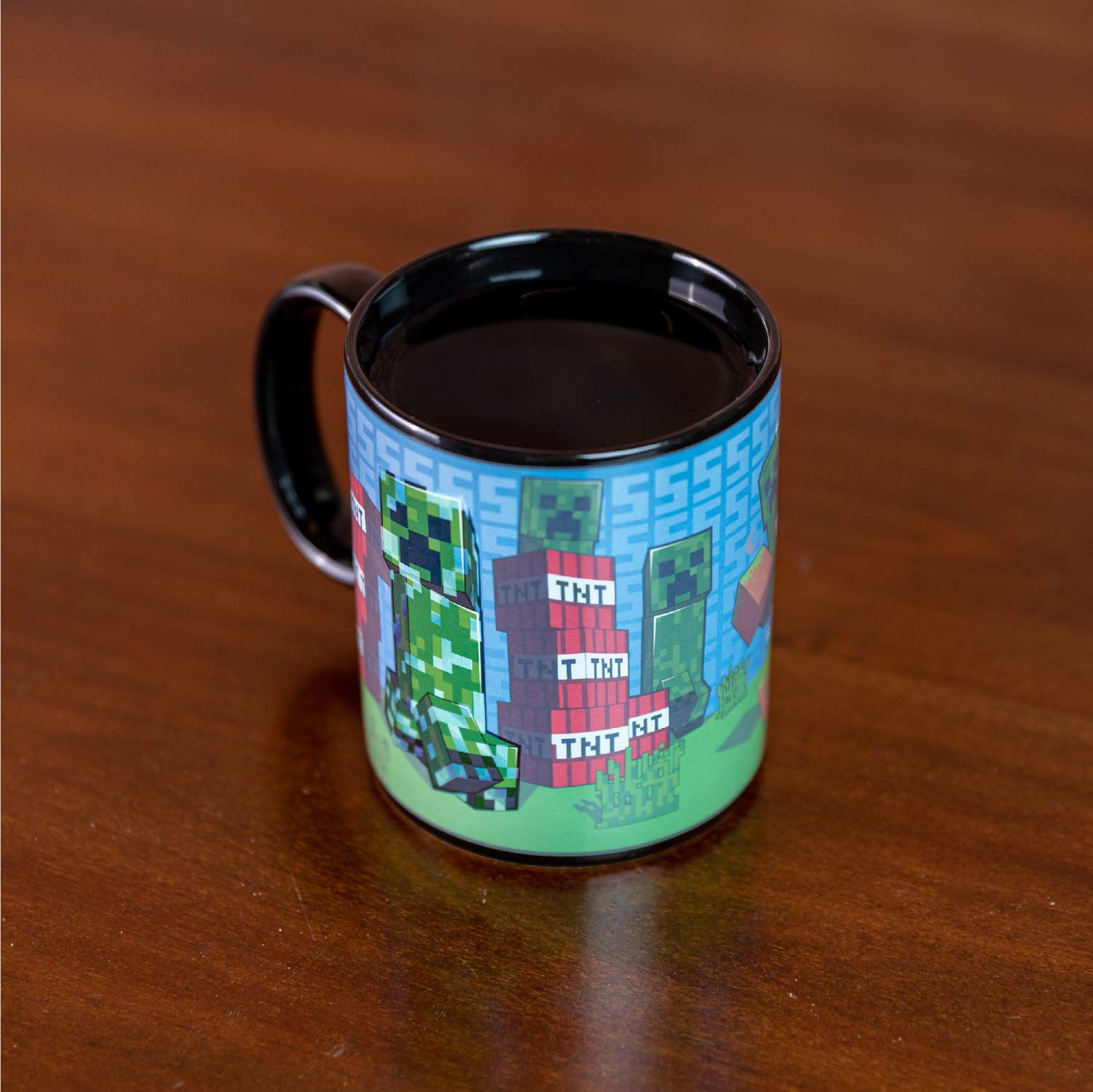 Paladone Minecraft Creeper Thermoeffekt-Tasse 295 ml