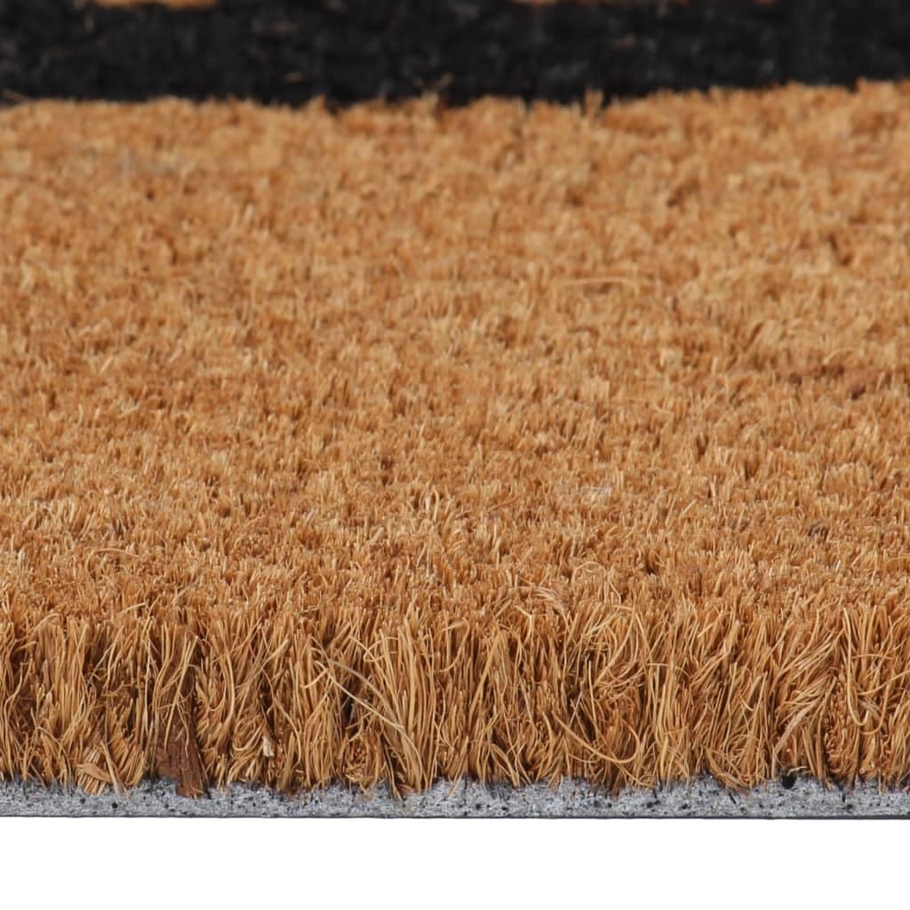 vidaXL Heim & Garten Fußmatte Kokos 45x75 cm Natur getuftet
