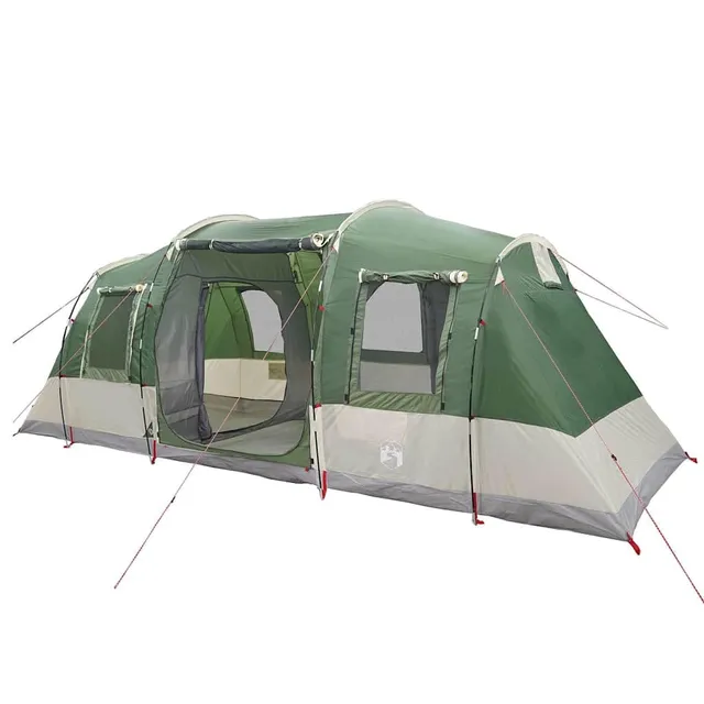 vidaXL Tunnelzelt 4-Personen Campingzelt Wasserdicht 2 Stk