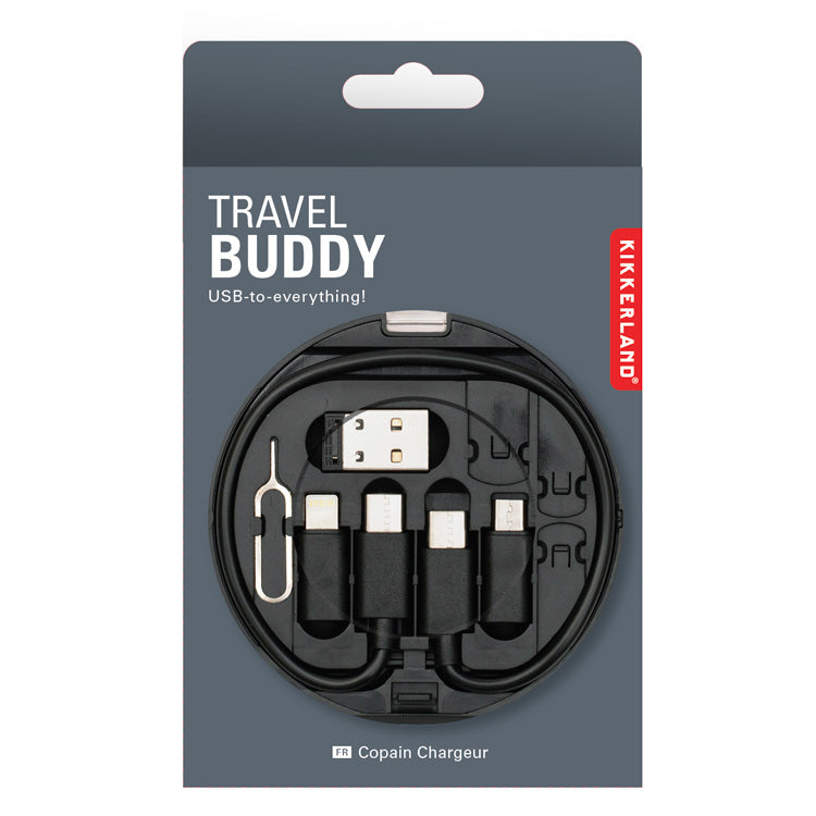 Kikkerland On-The-Go Travel Buddy Kabelset USB-C