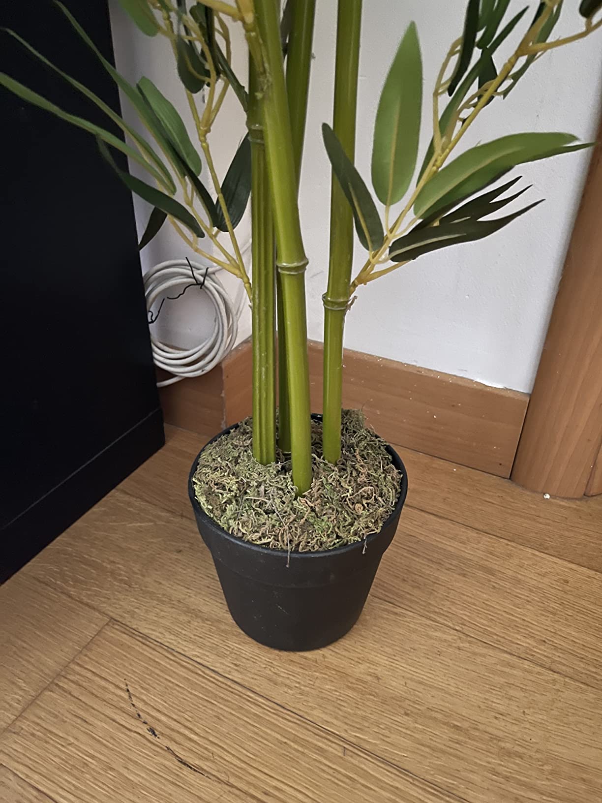 vidaXL Künstliche Bambuspflanze Grün 120 cm mit Topf