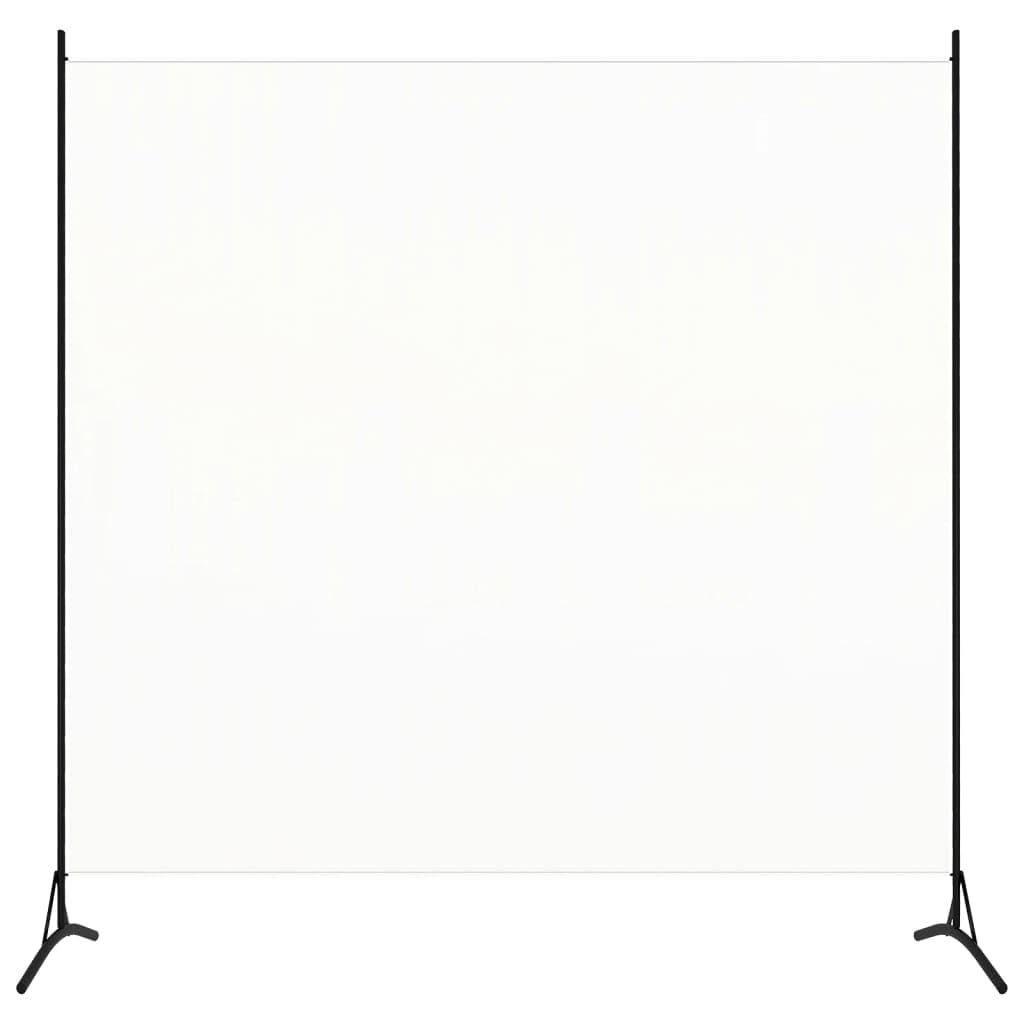 vidaXL Heim & Garten Raumteiler 175x180 cm cream Stoff