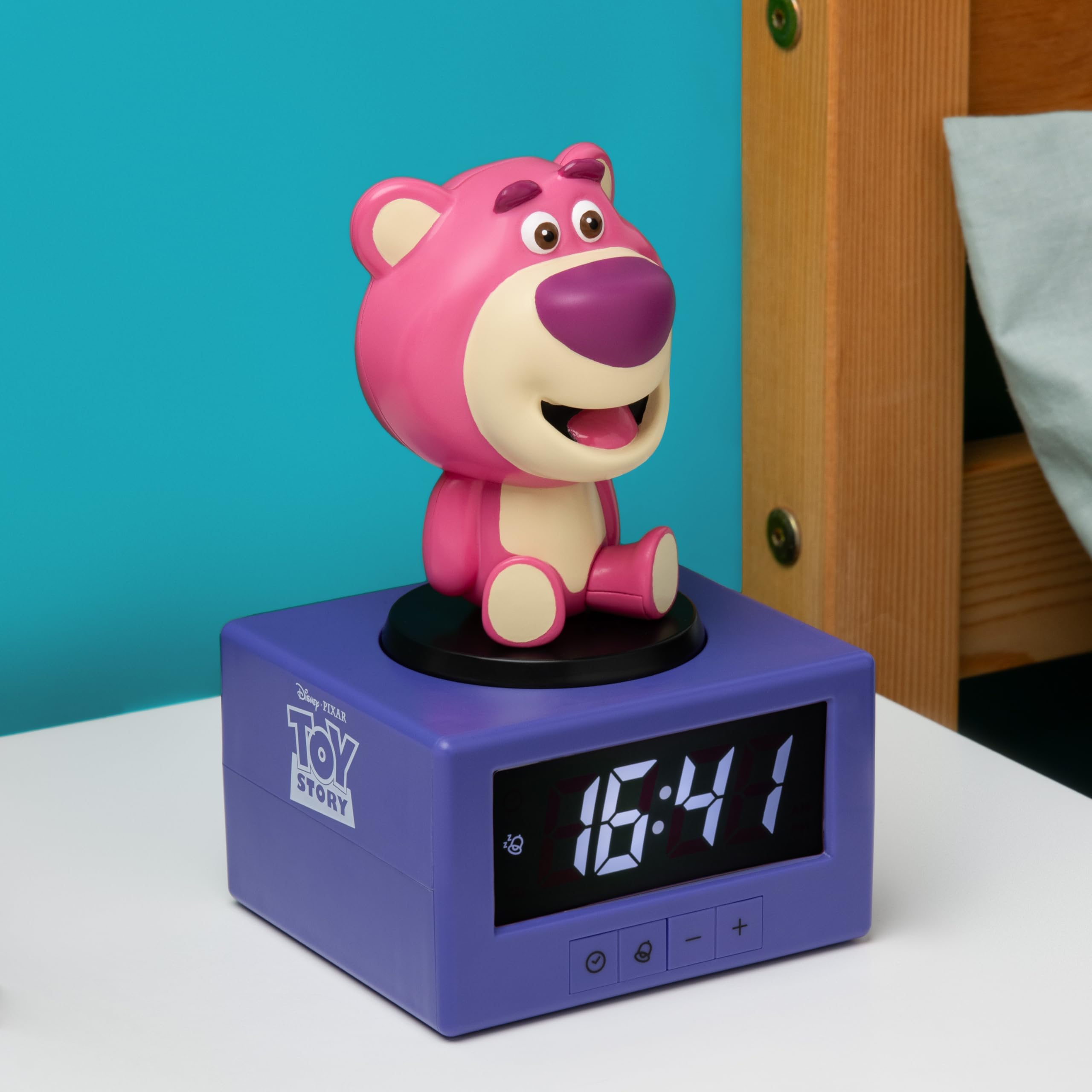 Paladone Lighting Bluey Wecker mit Nachtlicht Batterie