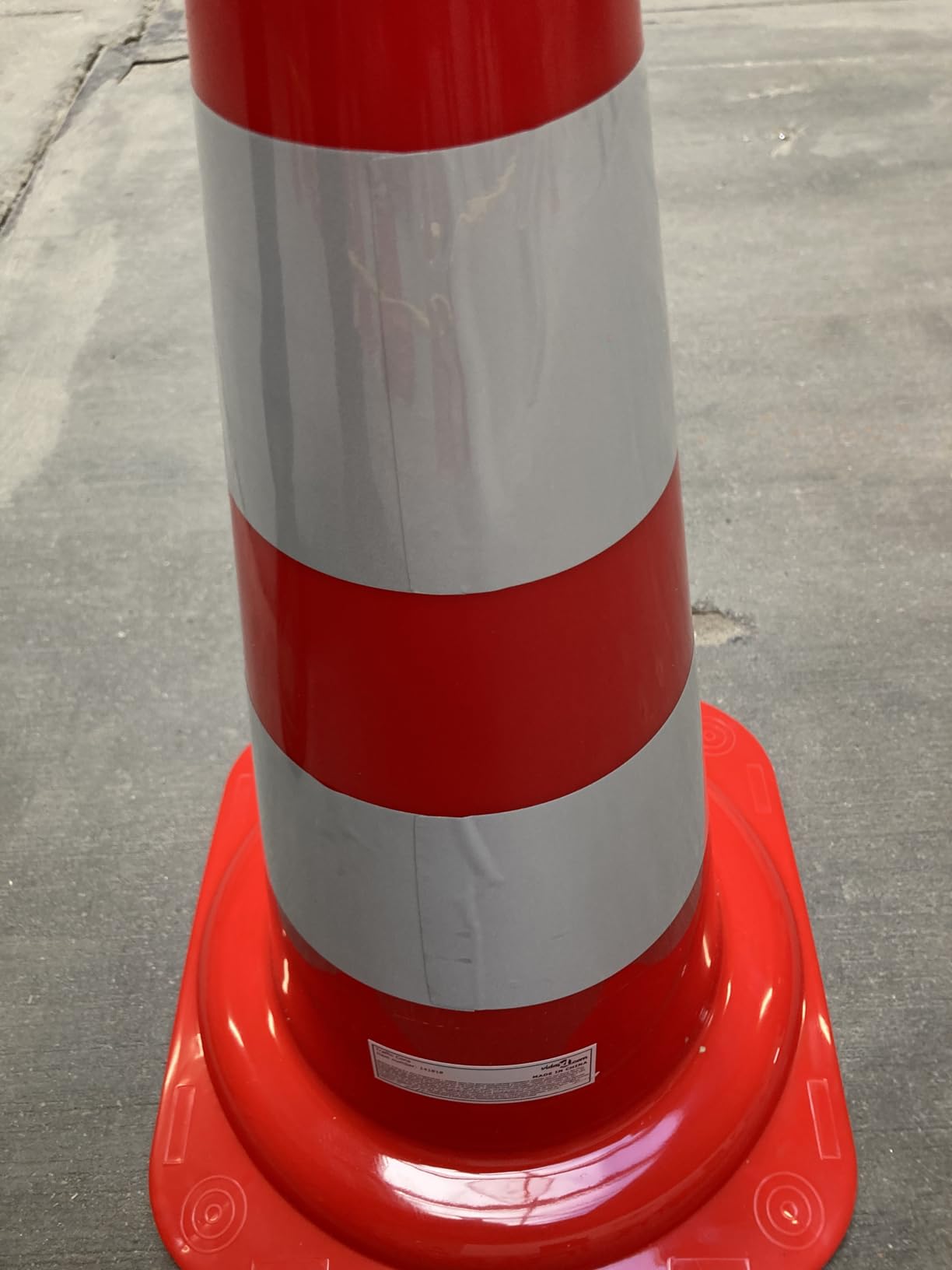 vidaXL Verkehrskegel 10er-Set Rot-Weiß 50 cm reflektierend
