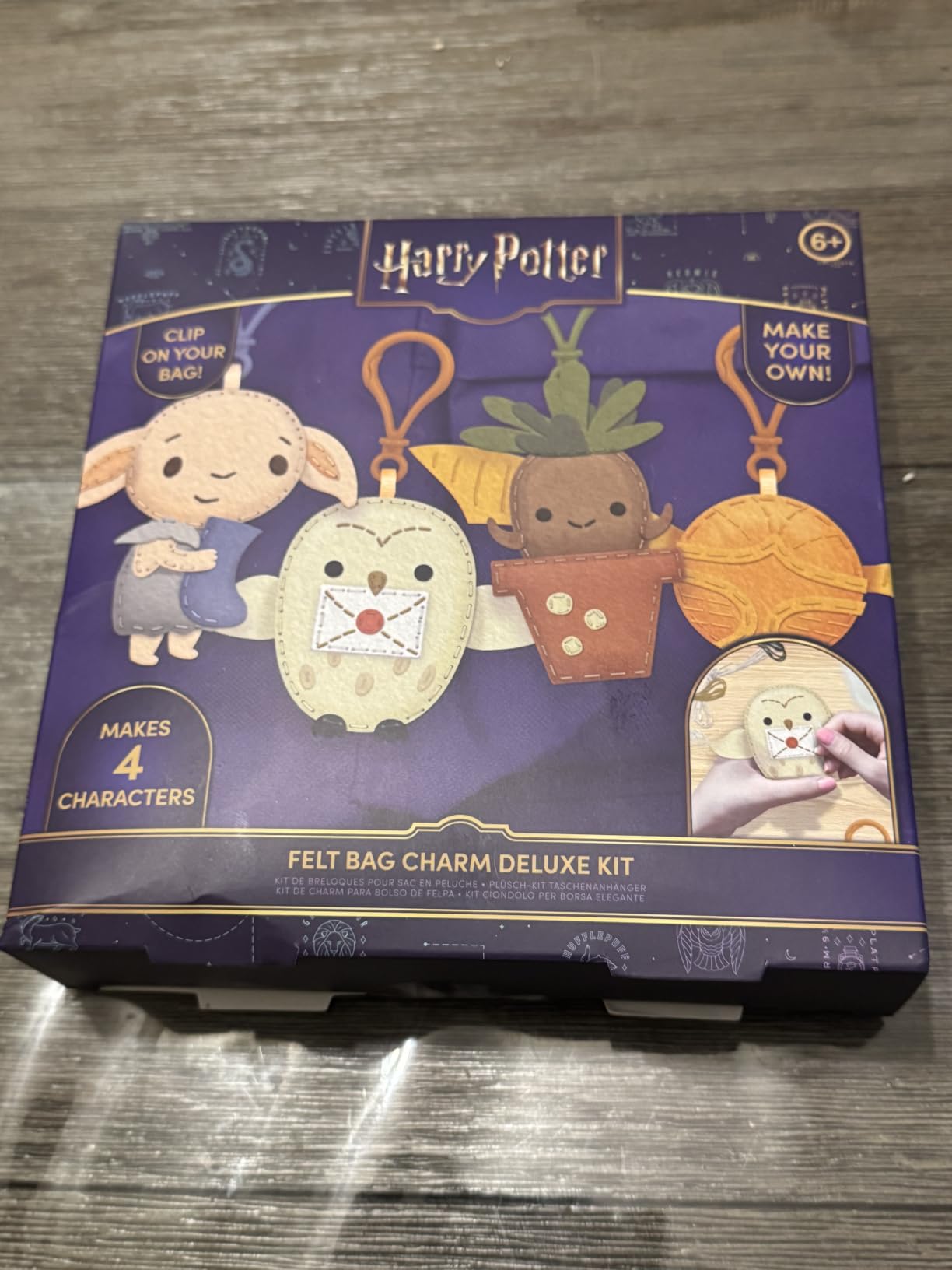 Paladone Harry Potter Filz Charm Set 4 Anhänger Nähset