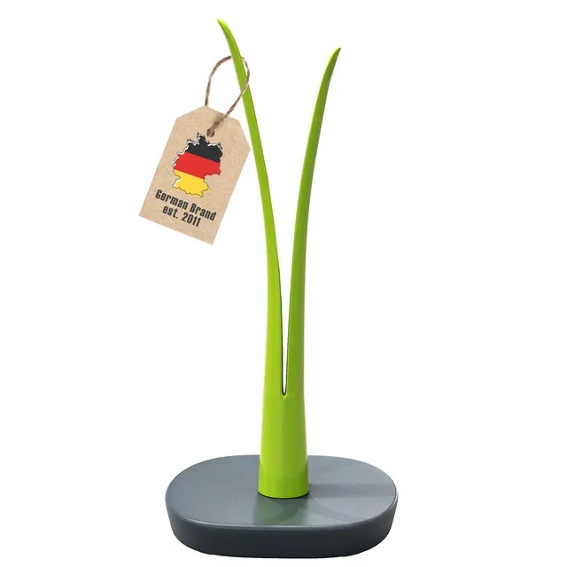 Intirilife Küchenrollenhalter Blatt-Optik Grün 32,5 cm Plastik