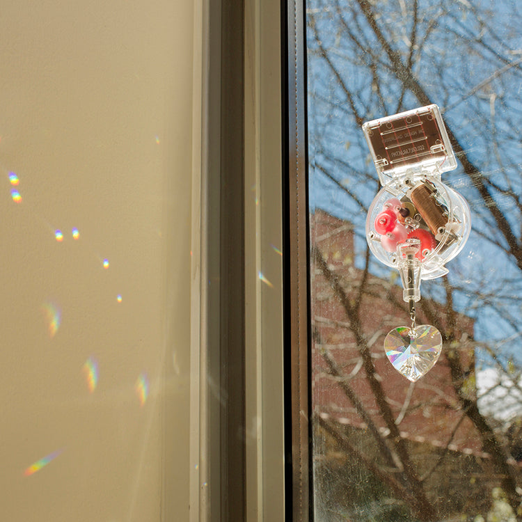 Kikkerland Home RainbowMaker Herz Solar Kristall Sonnenfänger