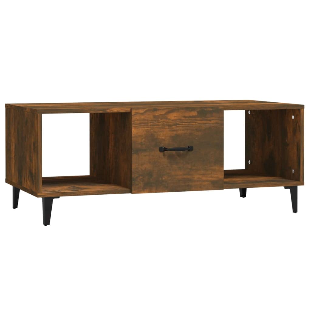 vidaXL Möbel Couchtisch Weiß Holzwerkstoff 102 cm