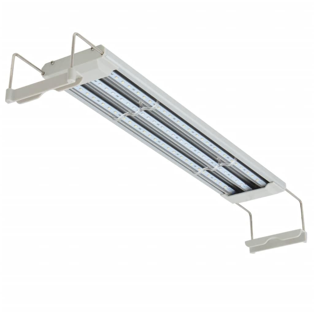vidaXL Aquarium LED Aufsetzleuchte 50-60 cm blau-weiß