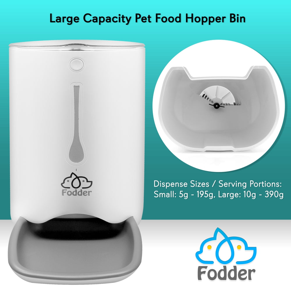 Serenelife Futterautomat 7L Display Sprachaufnahme Hund Katze