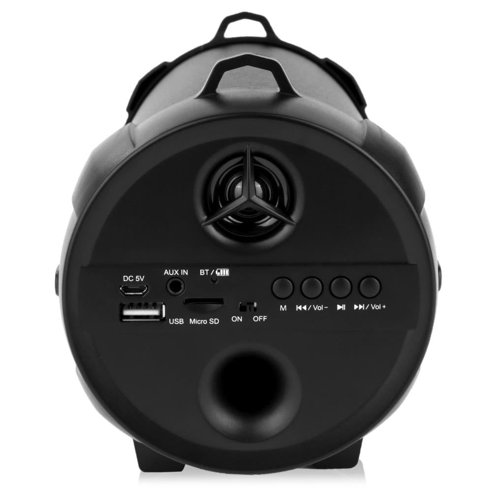 Serenelife Boombox Radio Bluetooth Akku USB FM kompakt
