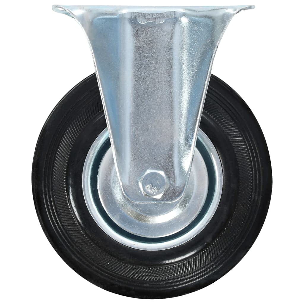 vidaXL Rollen 125 mm Möbelrollen 4 Stück mit Bremse 100 kg
