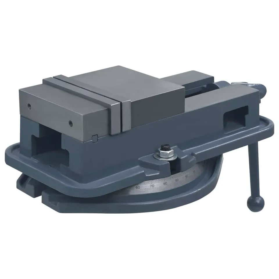 vidaXL Drehtisch Schraubstock 160mm Gusseisen drehbar