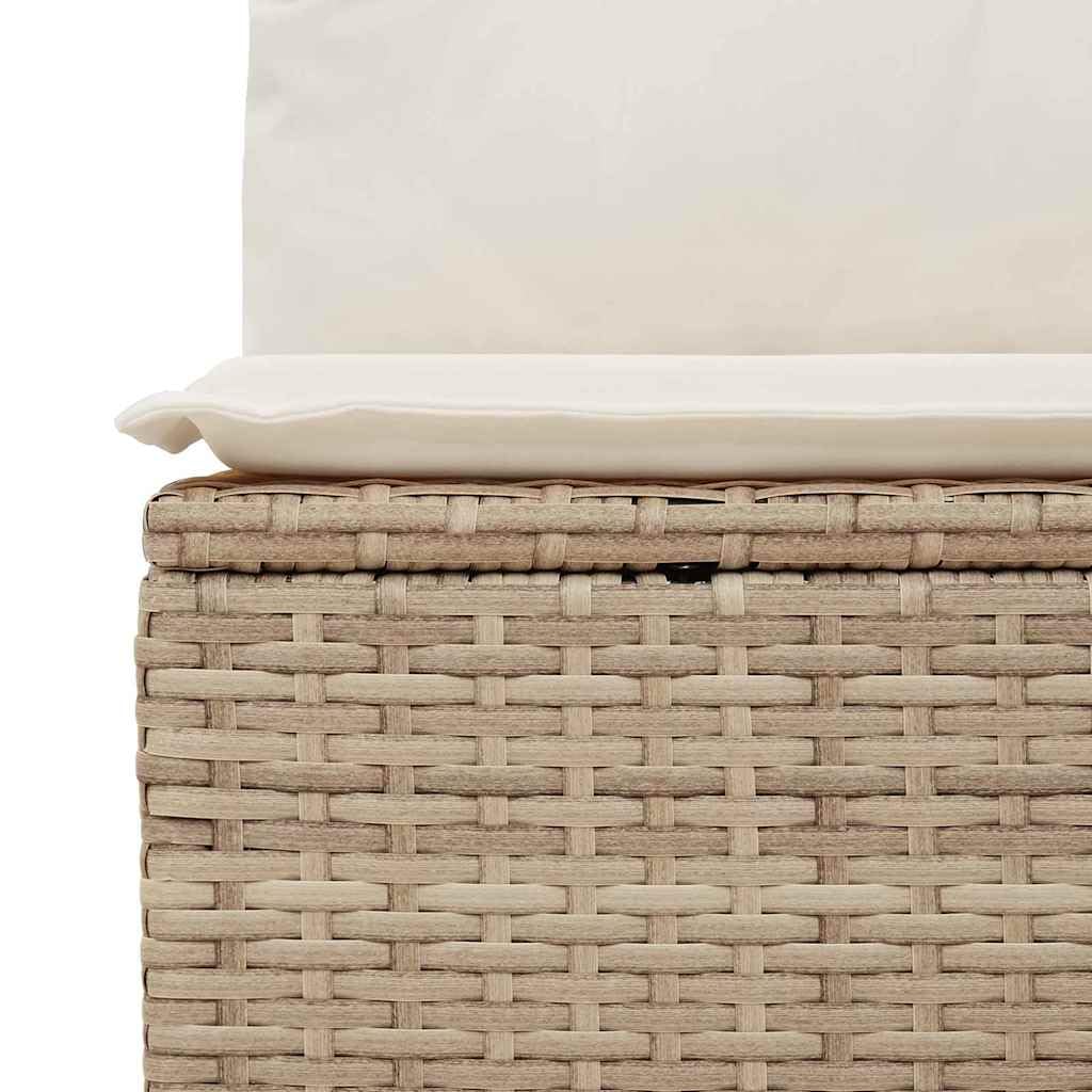 vidaXL Heim & Garten Gartensofa-Set 8-tlg Beige 178cm modular