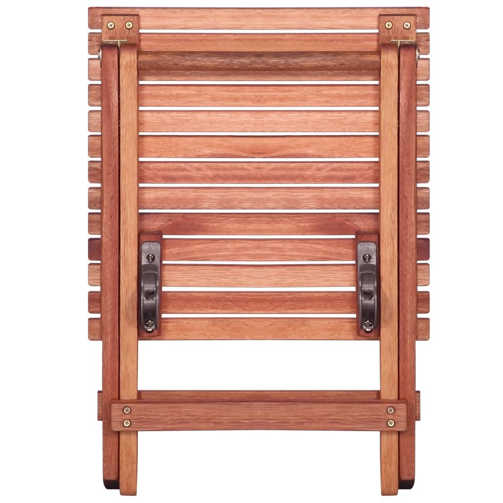 vidaXL Bistro-Set Kinder 3-tlg Eukalyptus klappbar
