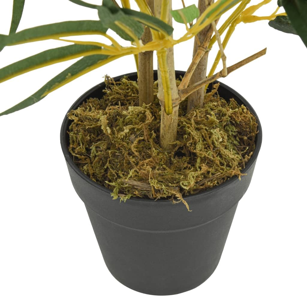 vidaXL Bambusbaum künstlich 80 cm 368 Blätter Topf
