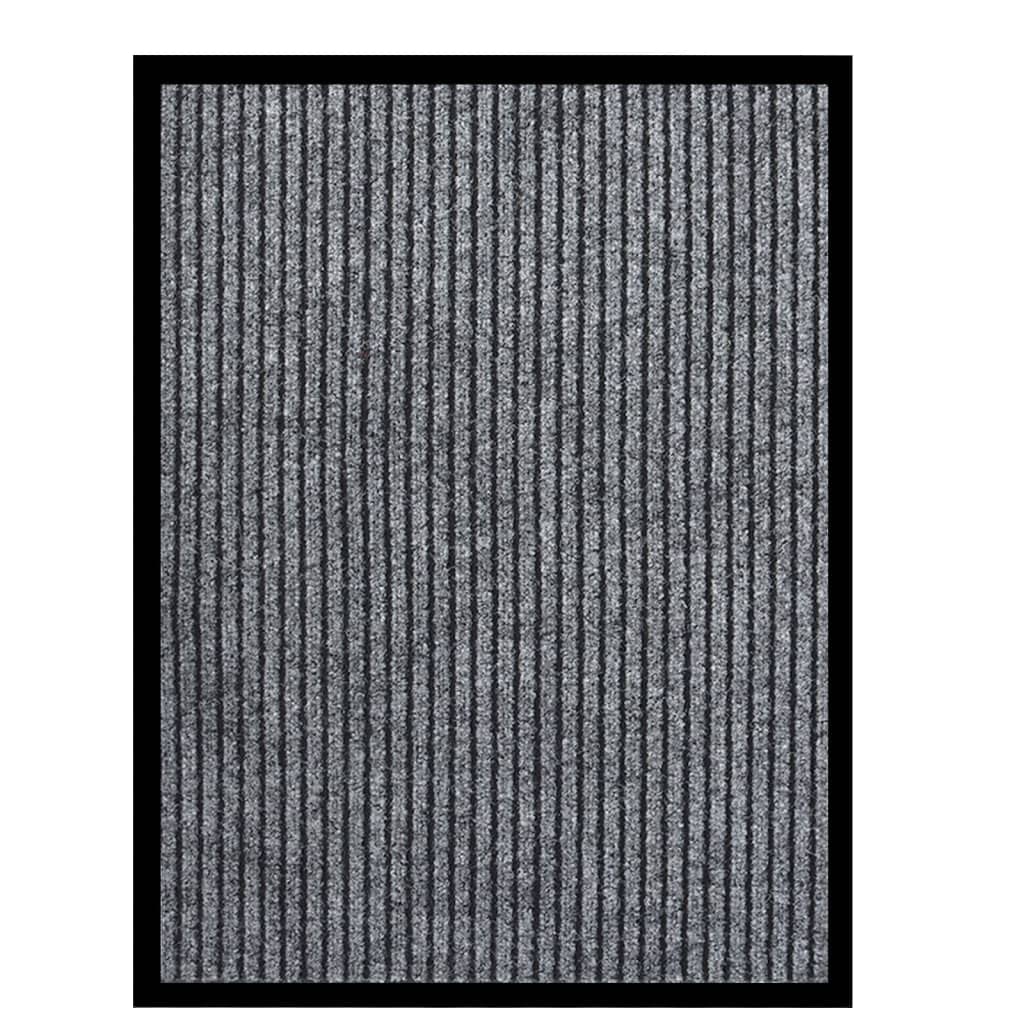 vidaXL Fußmatte Beige Gestreift Türmatte 40x60 cm