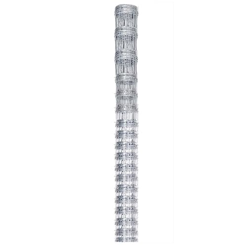 vidaXL Heim & Garten Gartenzaun 50x1,25 m Silbern Verzinkt