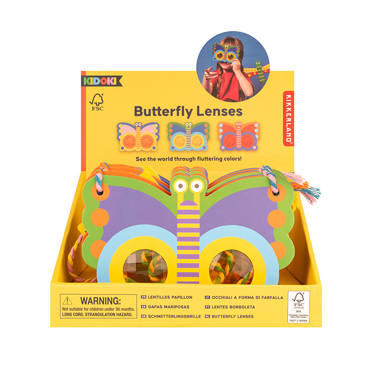 Kikkerland Kidoki Butterfly Lenses Kaleidoskop Brille Kinder