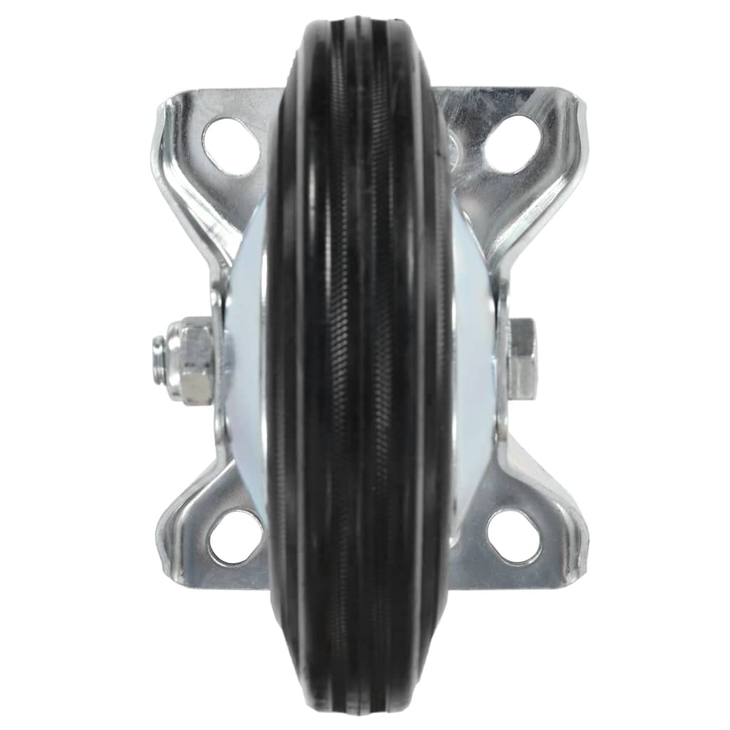 vidaXL 8x Bockrollen 160mm Transportrollen Gummi