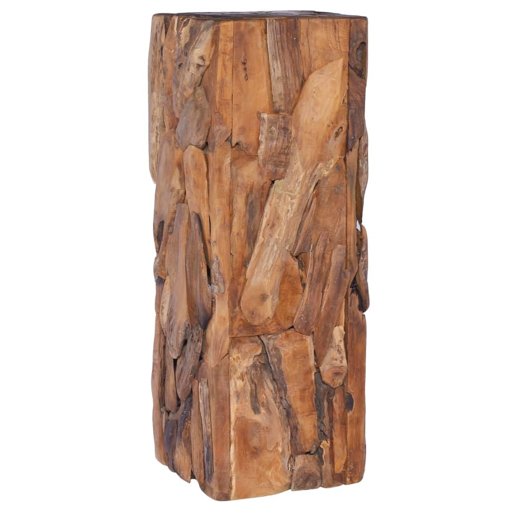 vidaXL Möbel Beistelltisch Teak Massiv 30x30x80 cm
