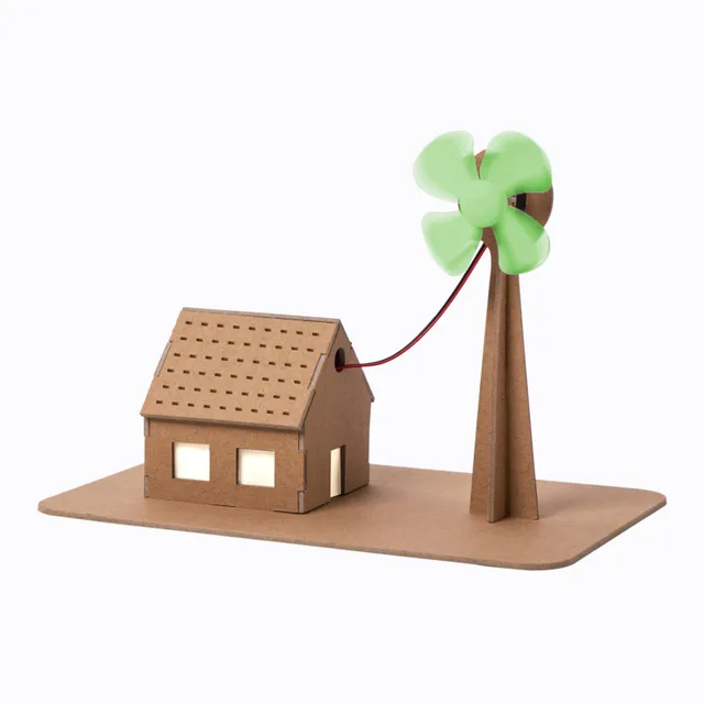 Kikkerland Newton's Lab Wind Energy Kit Bastelset