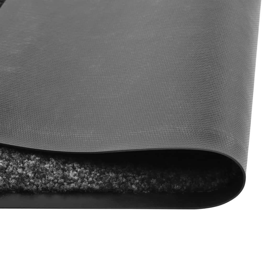 vidaXL Heim & Garten Fußmatte Schwarz 60x40 cm waschbar kaufen