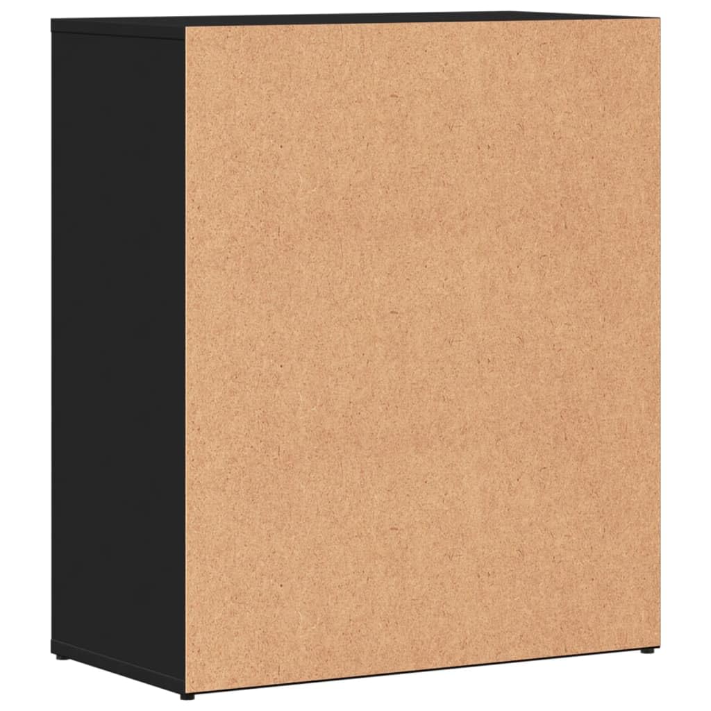 vidaXL Möbel Sideboard Schwarz Holzwerkstoff 60x31x70